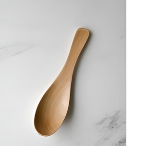 Cuillères à thé en bois au design élégant fabriquées en Inde, cuillères à dessert avec manche en bois marbré émaillé, couverts à prix bas - Product Image 2