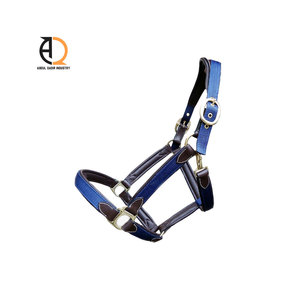 Cabestro para Caballo Estilo Inglés de Cuero con Cordón de Nailon y Ajustable Resistente - Product Image 2