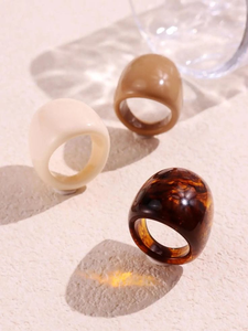 Anillos de Resina Hechos a Mano por Fabricante, Altamente Pulidos, para Hombres, para Usar en Fiestas, Anillo de Resina para Boda - Product Image 4