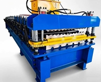 Machine de formage à froid à double étage IRONSTAR, très vendue, pour panneaux de toiture métalliques galvanisés PPGI à deux profils