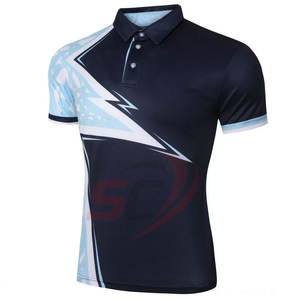 เสื้อโปโลของผู้ชาย,เสื้อโปโลกีฬาแห้งเร็วโพลีเอสเตอร์ออกแบบเองได้ - Product Image 6