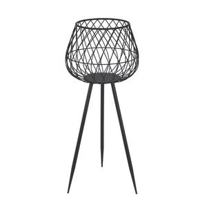 Eco Friendly <b>Wire</b> Metal Planter With Wooden Top Stand for Garden and Home Decoration With Customized Color and Sizes - Product Image 1