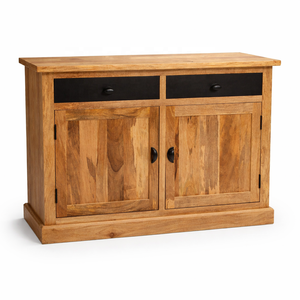 Buffet moderne en bois de manguier massif 2026, meubles de salon, armoire de rangement, tiroirs, portes, tailles personnalisées, fabrication artisanale - Product Image 2