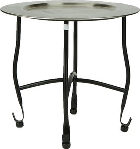 Traditional Design Lightweight Aluminum Gold /Black Moroccan <b>Table</b> for Home and Hotel Decorative Furniture <b>Table</b> - Product Image 2