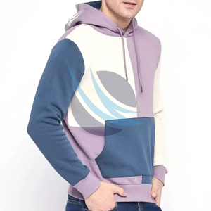 Pull à capuche épais pour hommes avec doublure polaire Sweats à capuche personnalisés Style Streetwear Sweat-shirt d'hiver à manches longues - Product Image 3