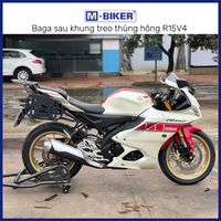 Support de fixation latéral MBiker R15 V4 pour porte-bagages arrière de moto, pour un rangement pratique et des sacoches efficaces