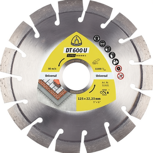 Disco de Corte de Diamante KLINGSPOR DT 600 U Supra, 350 mm de Diámetro, 20 mm de Diámetro Interior, 10 mm de Altura del Segmento, 3 mm de Grosor del Segmento, Hoja de Sierra - Product Image 3