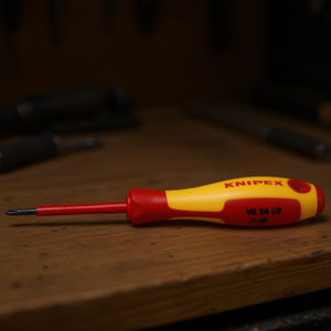 Knipex VDE Burnished Phillips <b>Screwdriver</b> for Cross Recessed Screws - Product Image 3