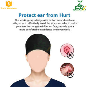 Unisex Working Caps with Button & Sweatband Ponytail Pouch <b>Hats</b> Long Hair Breathable 3D Embroidery Sports Daily Use All Day Wear - Product Image 3