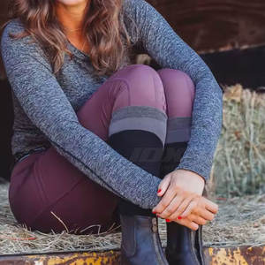 ถุงเท้าขี่ม้าแบบยูนิเซ็กส์ถุงเท้าขี่ม้าแบบกำหนดสีได้เอง - Product Image 3