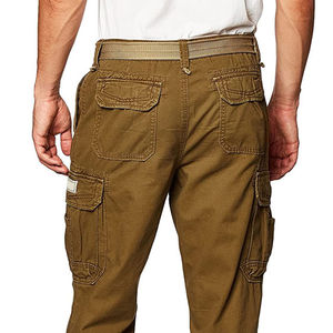 Pantalones cargo de pierna recta holgados con múltiples bolsillos informales para hombre, pantalones para exteriores, pantalones de gimnasio hechos con el mejor material de calidad - Product Image 5