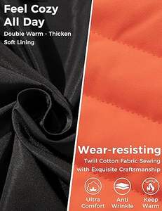 Chaqueta de Plumón con Capucha y Diseño de Burbujas de Color Sólido, Chaqueta de Plumón Gruesa para Hombre para Exteriores, Chaqueta de Plumón Personalizada en Venta - Product Image 4