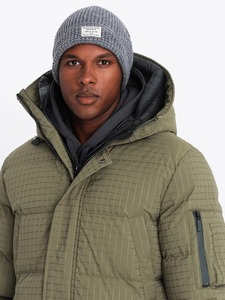 Chaqueta de Invierno para Hombre de Alta Calidad, Personalizada OEM, Chaqueta Larga de Parque para Exteriores con Capucha - Product Image 5