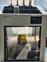 Printer 3D Warna Snapmaker U1 Versi Global Otomatis 270X270X270 FDM Presisi Tinggi dengan Konektivitas USB Baru Garansi 1 Tahun PLA