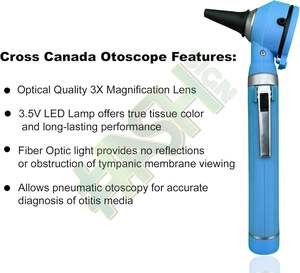 Ensemble d'otoscope Mini LED Portable ENT Kit optique standard d'oreille d'alimentation manuelle pour le diagnostic médical et les examens - Product Image 2