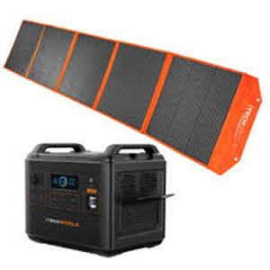 Estación de energía portátil de alta calidad de 1500W, grado industrial con paquete de dos paneles solares - Product Image 1