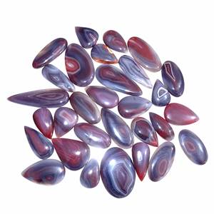 Agate naturelle du Bostwana Cabochon de pierres précieuses en vrac Mélange de pierres précieuses en vrac Forme et taille du lot Agate Pierre précieuse en vrac pour la fabrication de bijoux - Product Image 2