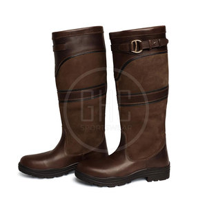 Botas de Equitación de Cuero de Alta Calidad al por Mayor, Fabricación Personalizada OEM en Pakistán, Diseño Profesional - Product Image 2