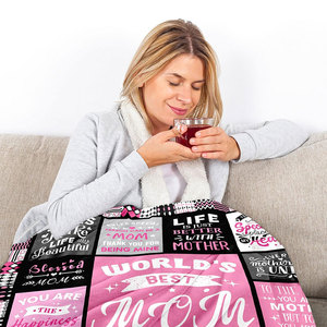 Manta de <span class=keywords><strong>Regalo</strong></span> <span class=keywords><strong>para</strong></span> <span class=keywords><strong>el</strong></span> Día de la Madre, de Hija o Hijo, <span class=keywords><strong>para</strong></span> la <span class=keywords><strong>Mejor</strong></span> Mamá del Mundo, <span class=keywords><strong>Regalo</strong></span> de Cumpleaños, Mantas de Felpa <span class=keywords><strong>para</strong></span> Mamá - Product Image 3