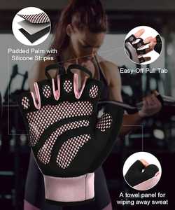 Gants d'entraînement légers sans doigts pour hommes femmes gants de Fitness respirants pour haltérophilie cyclisme aviron gymnastique en plein air - Product Image 2