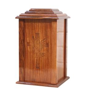 Urne en bois Finition naturelle Designer urnes de crémation en gros Corps humain Cendres adultes Urnes funéraires à bas prix - Product Image 3