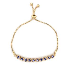 สร้อยข้อมือแฟชั่นทองเหลืองแท้มีเสน่ห์ - Product Image 1