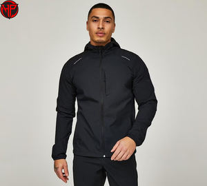 Nouvelle veste coupe-vent personnalisable à manches longues, vêtements de sport, activité de plein air, disponible pour les vestes de course pour hommes - Product Image 1