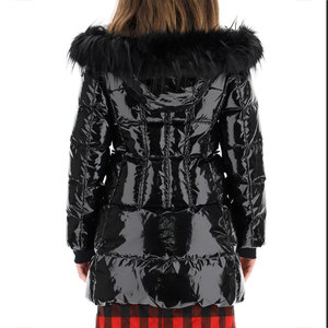 Veste matelassée à capuche légère pour femmes, coupe-vent à fermeture éclair, manteau en duvet matelassé imperméable, vêtements d'extérieur chauds pour l'hiver - Product Image 6