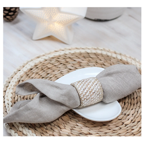 Rond de serviette Dîner Organisation Rond de serviette Vente chaude Table de dîner décorer Rond de serviette en rotin exigeant personnalisé - Product Image 2