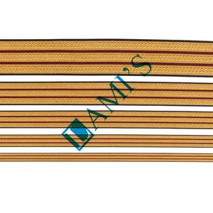 Diseño personalizado oro trenza encaje venta al por mayor metálico oro trenza Galloone Tresse litúrgico vestido trenza de encaje - Product Image 4