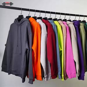 Sudadera con capucha de lana de algodón pesado de invierno para hombre de alta calidad de ajuste regular 300gsm - Product Image 1