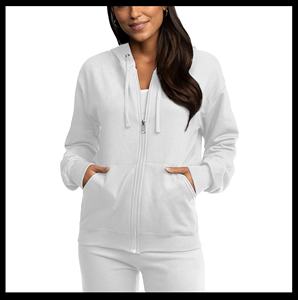 Sweat-shirts à fermeture éclair pour hommes, style décontracté, tissu doux en polyester/coton, écologique, respirant, coupe confortable, pour temps froid, couleur unie - Product Image 2