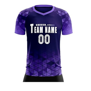 Vente en gros Personnalisé 100% Polyester Full Sublimé France Football Maillots Unisexe Haute Qualité Sports Adultes Ensembles Confortable - Product Image 3