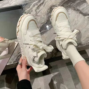 Zapatos blancos para caminar para mujer y Niña de fábrica, entresuela de PVC superior de lona, suela de EVA, forro de PU con características suaves para el verano - Product Image 6