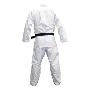 Vente en gros d'usine OEM de vêtements d'arts martiaux brésiliens en coton perlé tissé noir blanc Jiu Jitsu Gi BJJ Gi pour le Taekwondo - Product Image 5