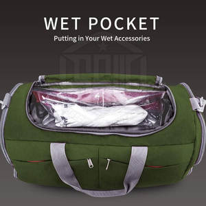 Sacs de sport sur mesure à prix d'usine, matériau durable, qualité supérieure, faible MOQ, sacs de sport de haute qualité - Product Image 3