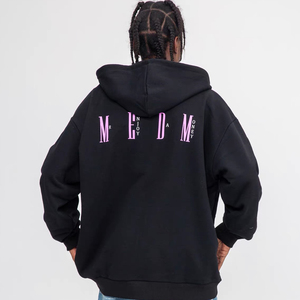 เสื้อฮู้ดผ้าฝ้ายออร์แกนิกสำหรับผู้ชายไซส์ใหญ่พิเศษพิมพ์ลายสำหรับฤดูหนาวโลโก้ออกแบบได้ตามต้องการ - Product Image 4