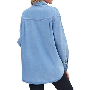 Camisa Vaquera Informal de Invierno para Mujer, Corte Regular, Transpirable, Antiestática, Ecológica y Elegante - Product Image 2