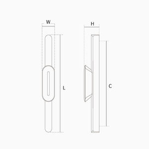 Produsen gagang furnitur hitam Item baru tarik kabinet perangkat keras dapur - Product Image 5