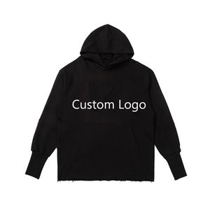 Sweat-shirt à capuche OEM de luxe pour homme, taille XS, en polyester/coton, molleton 400 g/m², impression de logo personnalisé, coupe oversize, chaleur hivernale - Product Image 6