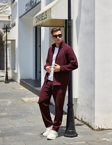 Ensemble de survêtement pour homme personnalisé 2025, coton polyester 320GSM, tissu doux, tenue de sport de gym, tenue de jogging à deux pièces, sweat-shirt à capuche - Product Image 3