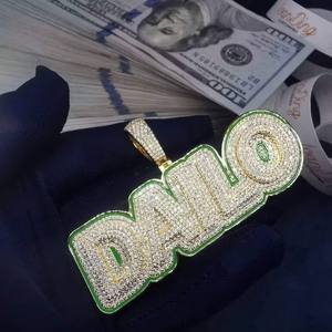 IGI Certificado de lujo estilo Hip Hop colgante de hombre Iced out VVS Moissanite diamante chapado en oro joyería elegante para hombres y mujeres - Product Image 4