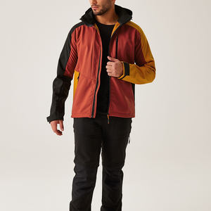 Chaquetas impermeables Softshell para hombre, estilo de otoño transpirable con cremallera y forro polar - Product Image 3