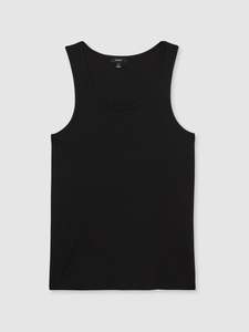 Gilet en coton noir pour homme de qualité supérieure, doux, respirant, confortable, à porter au quotidien, léger, uni, sans manches, extensible, de qualité durable - Product Image 6