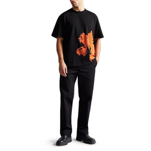 Camisetas sublimadas con logotipo personalizado de alta calidad para hombres Camisetas con patrón sólido a precio - Product Image 2