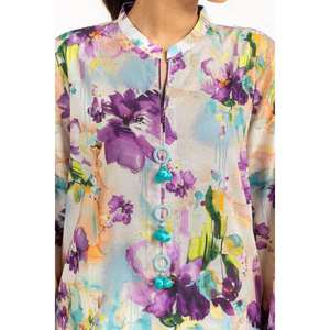 Conjunto Casual Off-White para Mujer, Primavera/Verano, 2 Piezas con Pantalones Cortos, Talla 3XL - Product Image 2