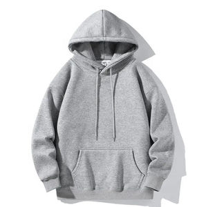 Sweat-shirts à capuche pour hommes 100 % coton de haute qualité, vente en gros 2026, logo personnalisé, streetwear décontracté, motif DIY, direct usine - Product Image 2
