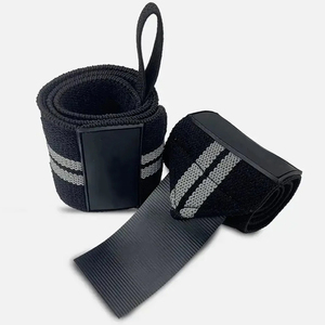 High Quality Cotton Fitness <b>Gym</b> <b>Wrist</b> <b>Support</b> Wraps Powerlifting Straps Custom Logo Breathable Lightweight Adjustable - Product Image 3