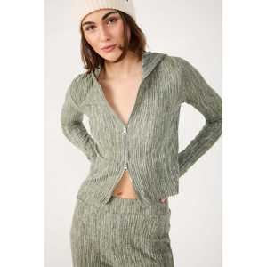 Cárdigan con capucha y cremallera - Product Image 3