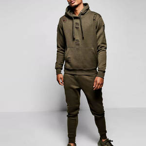 Nueva tela de algodón hecha de chándal desgastado de Color sólido clásico parche ligero bordado ropa de calle chándal Vintage - Product Image 5